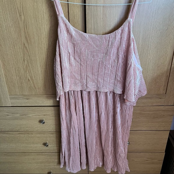 Brand New New York Collection Pink Quartz Shimmery Party Dress BNWT - Picture 6 of 10